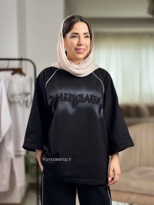 تیشرت شلوار پنبه بالنسیاگا پیسوله - Image 15