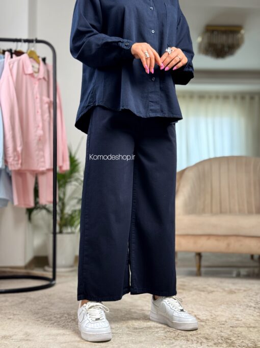 شلوار واید لگ فیلتو کتون - Image 13