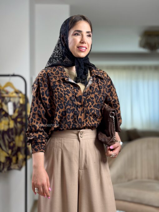 شومیز برند KTN پلنگی - Image 10