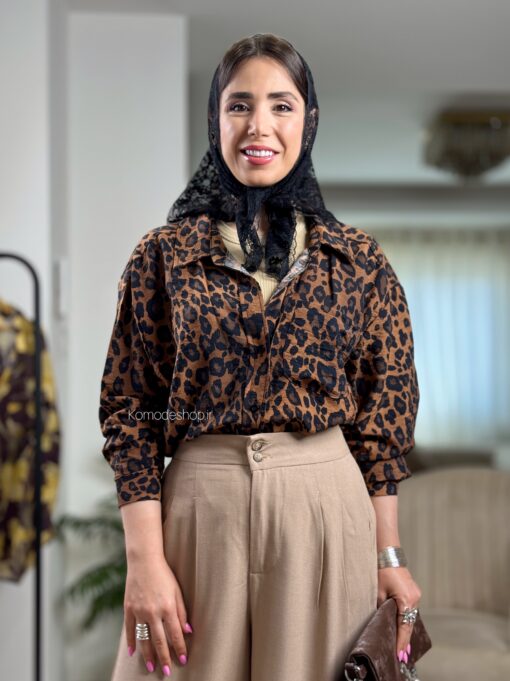شومیز برند KTN پلنگی - Image 11
