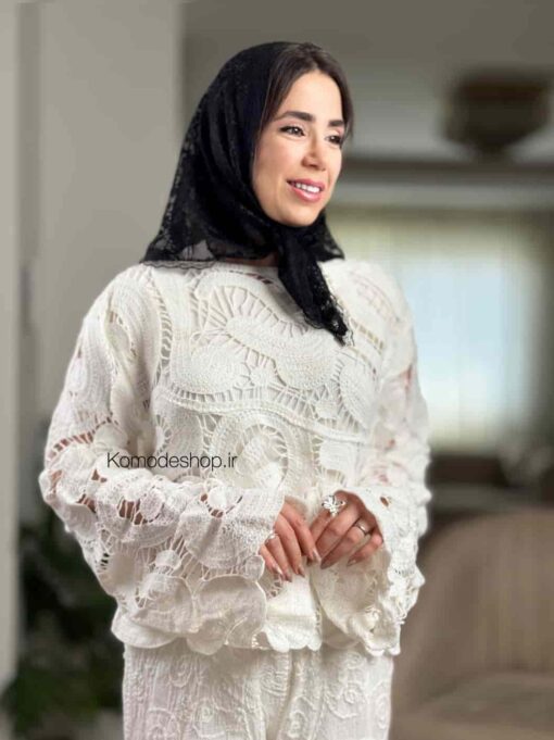 شومیز پینترسی قلاب بافی