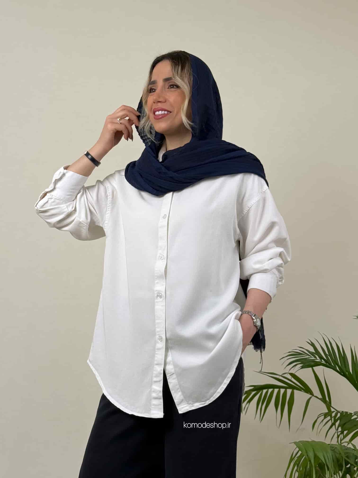 شومیز سیلک بلند زنانه ( میلانو ) - Image 26