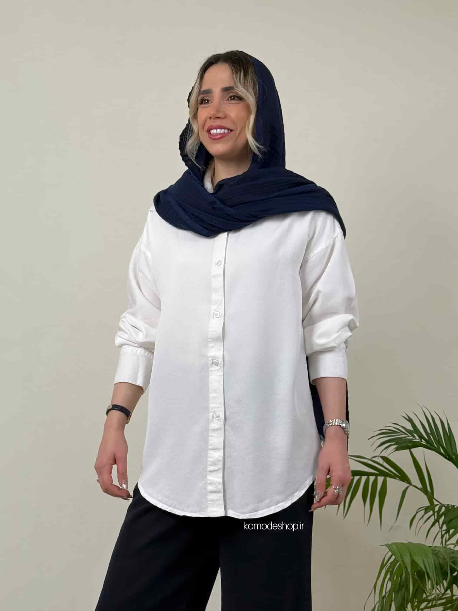 شومیز سیلک بلند زنانه ( میلانو ) - Image 25