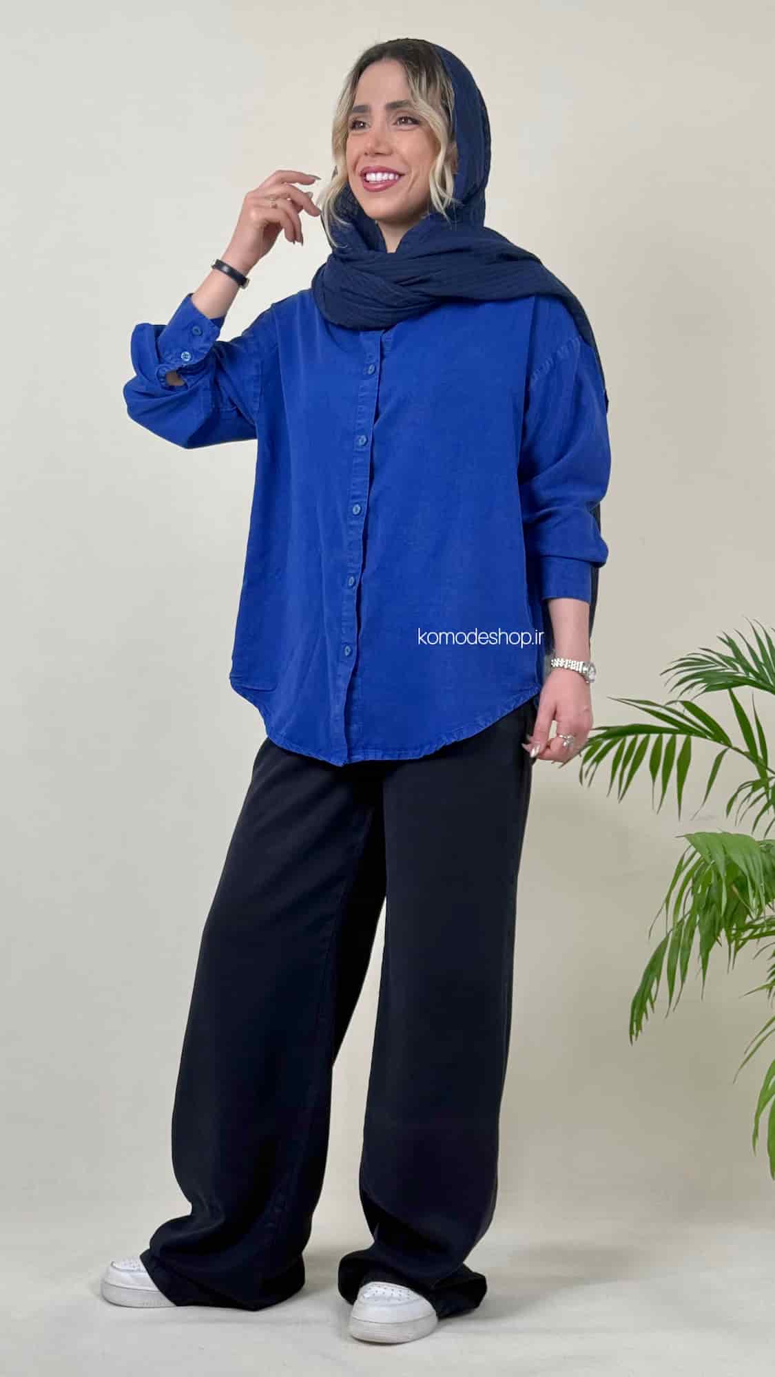 شومیز سیلک بلند زنانه ( میلانو ) - Image 27