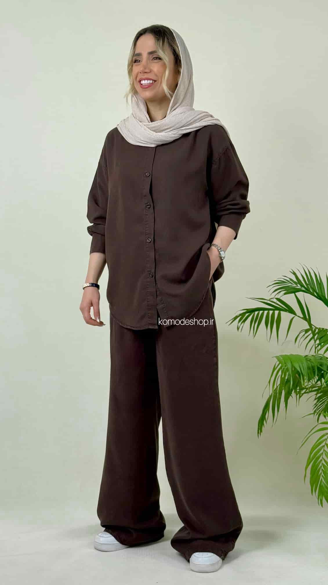 شومیز سیلک بلند زنانه ( میلانو ) - Image 11