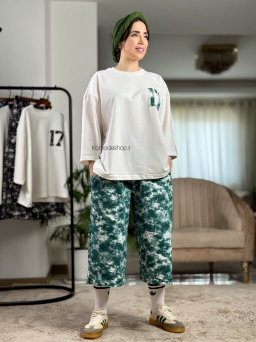 ست تیشرت و شلوار واید بگ 17 - Image 8
