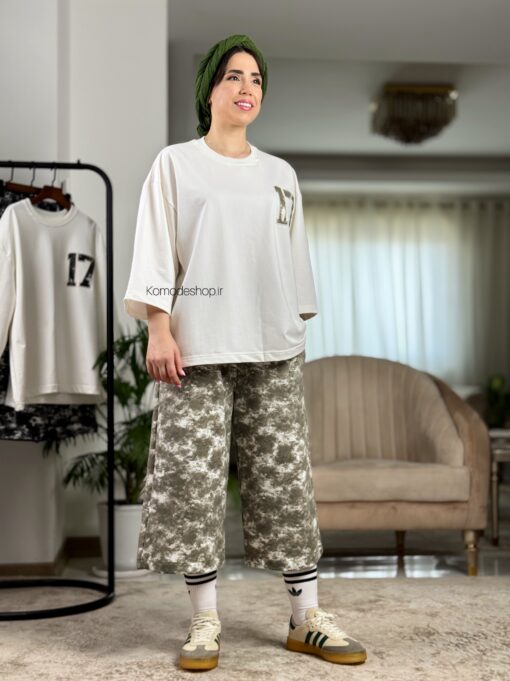 ست تیشرت و شلوار واید بگ 17 - Image 15