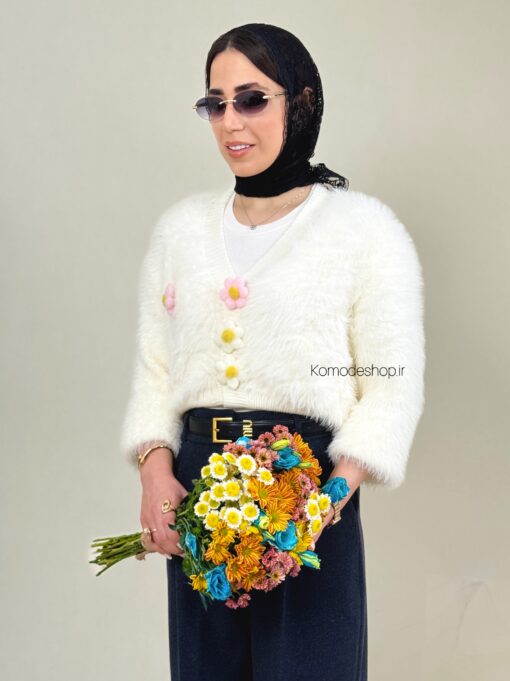 ژاکت پینترسی موهر ترک شکوفه - Image 18