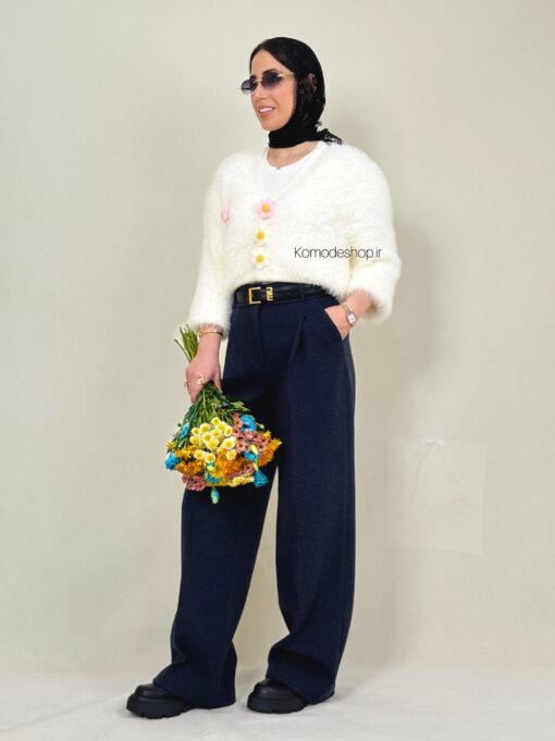 ژاکت پینترسی موهر ترک شکوفه - Image 19