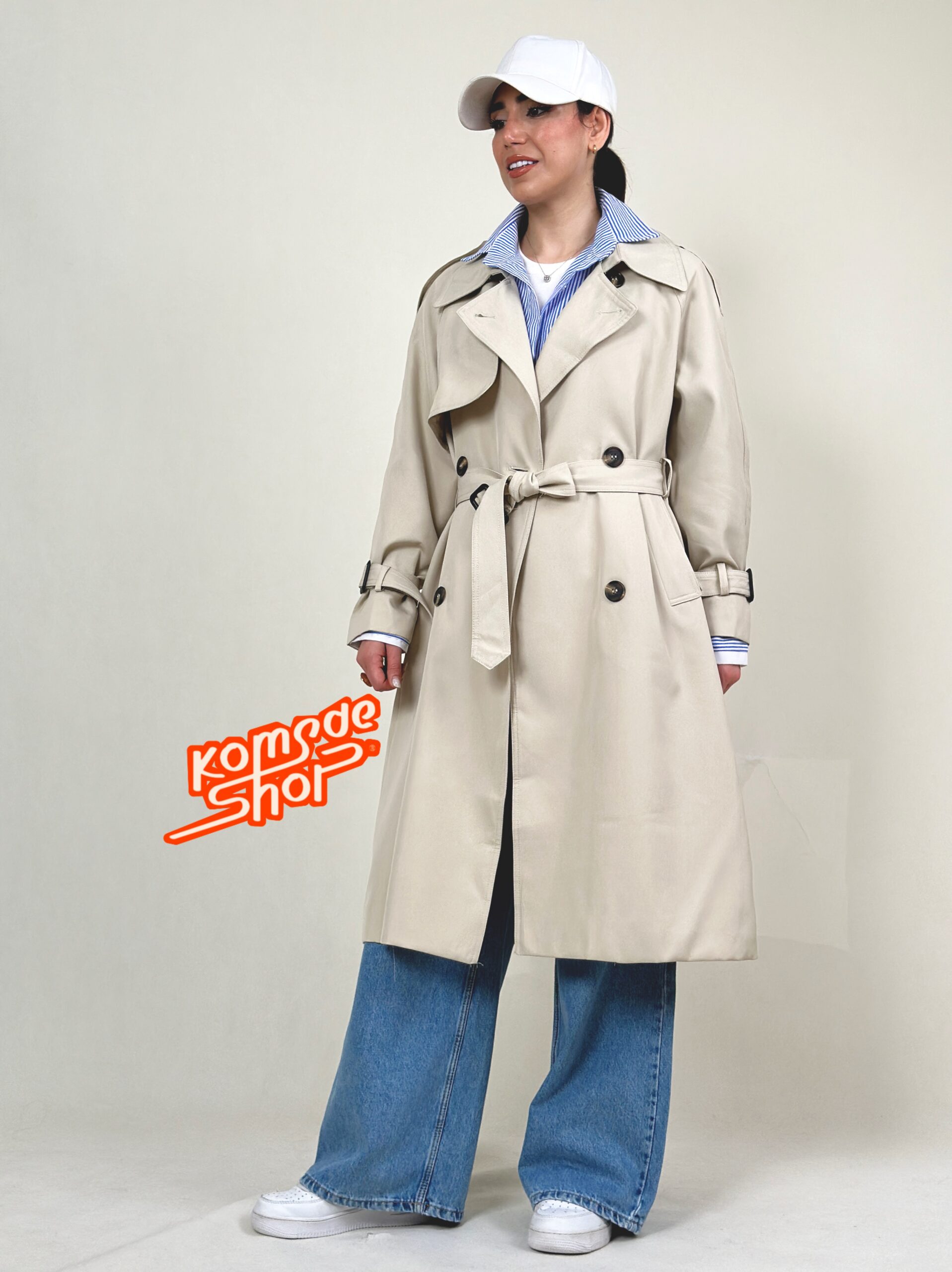 ترنچ کت بلند الگانس - Image 3