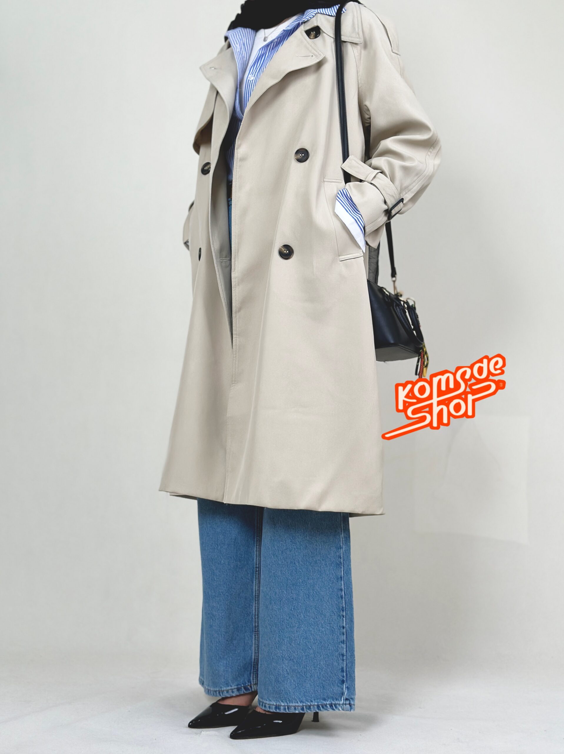 ترنچ کت بلند الگانس - Image 5