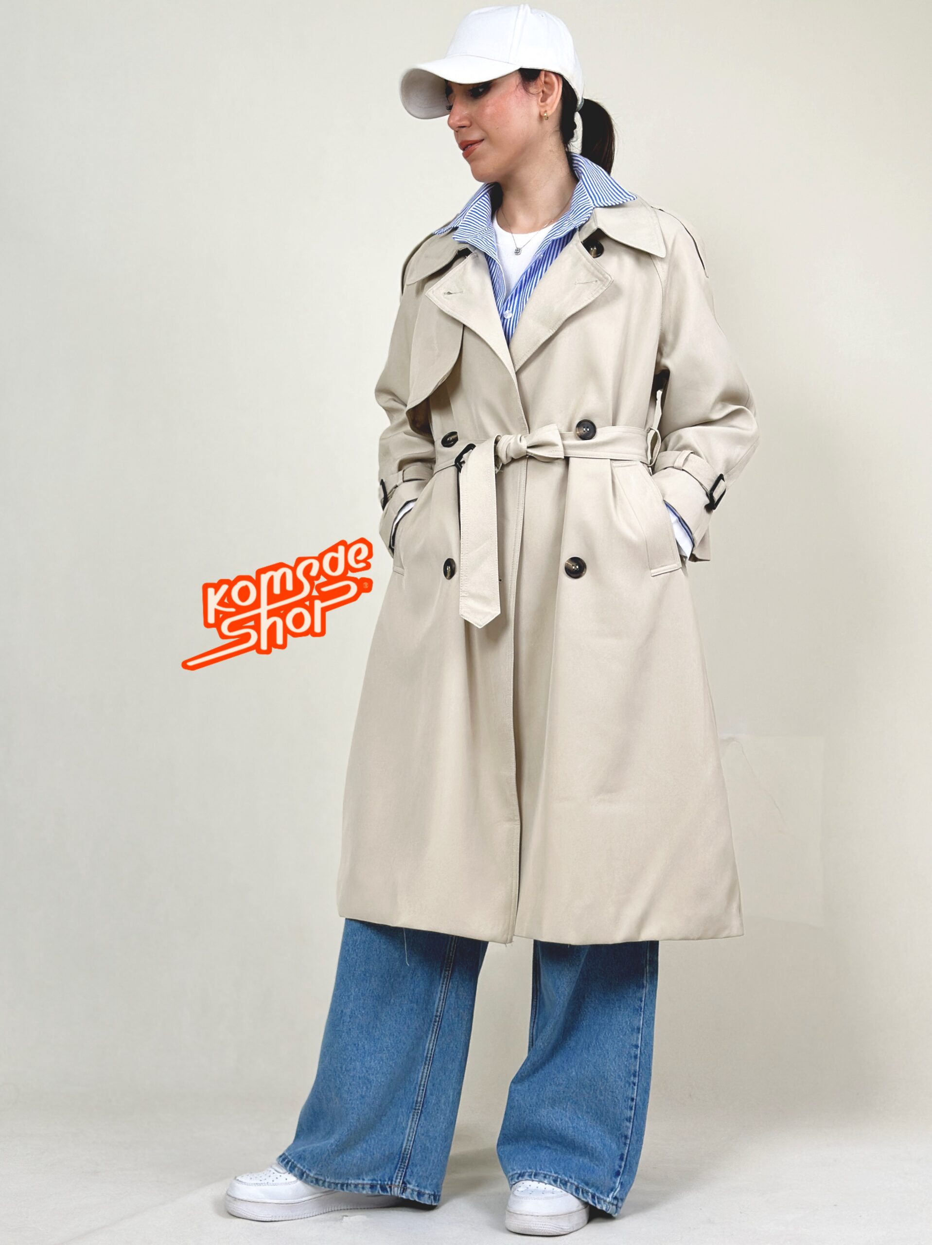 ترنچ کت بلند الگانس - Image 7