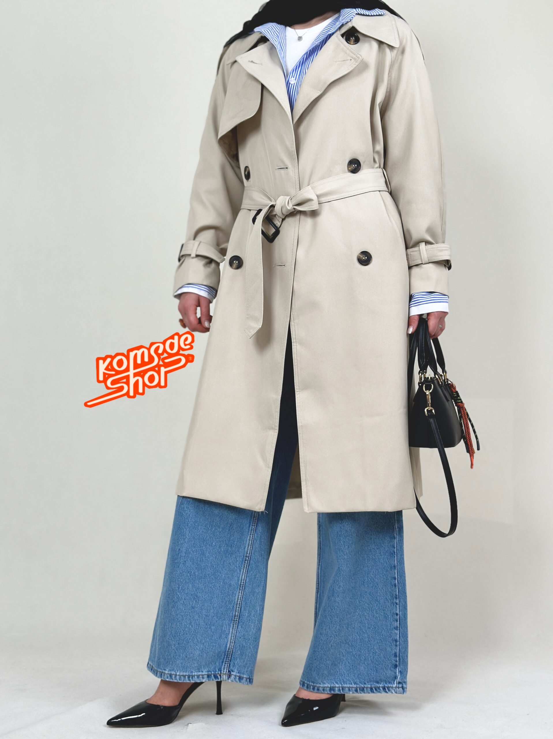 ترنچ کت بلند الگانس - Image 10