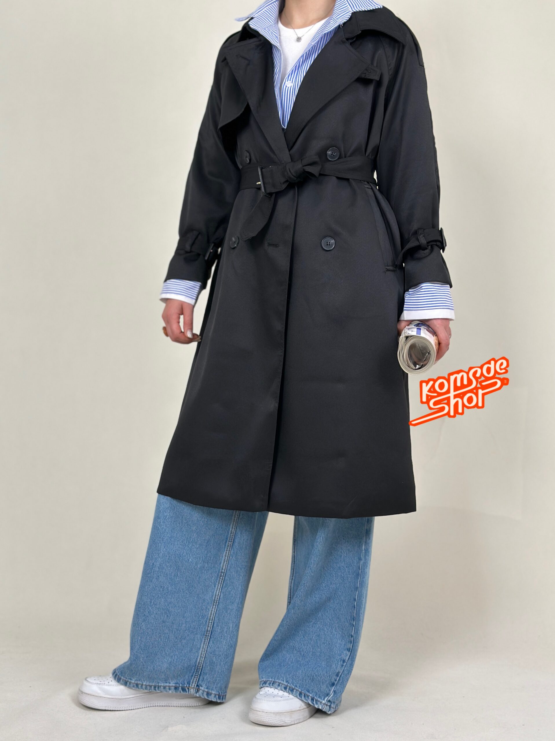 ترنچ کت بلند الگانس - Image 12