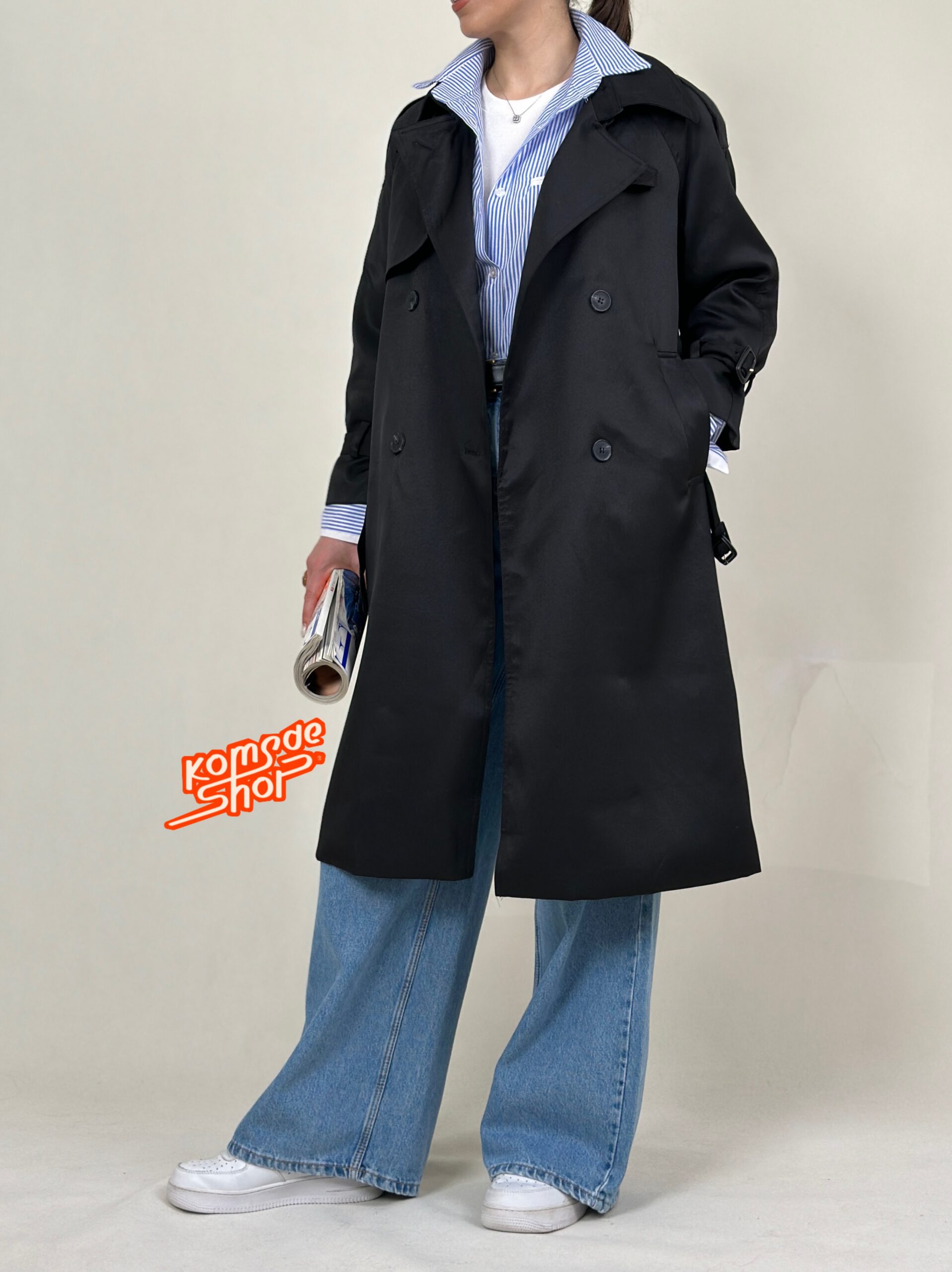 ترنچ کت بلند الگانس - Image 15