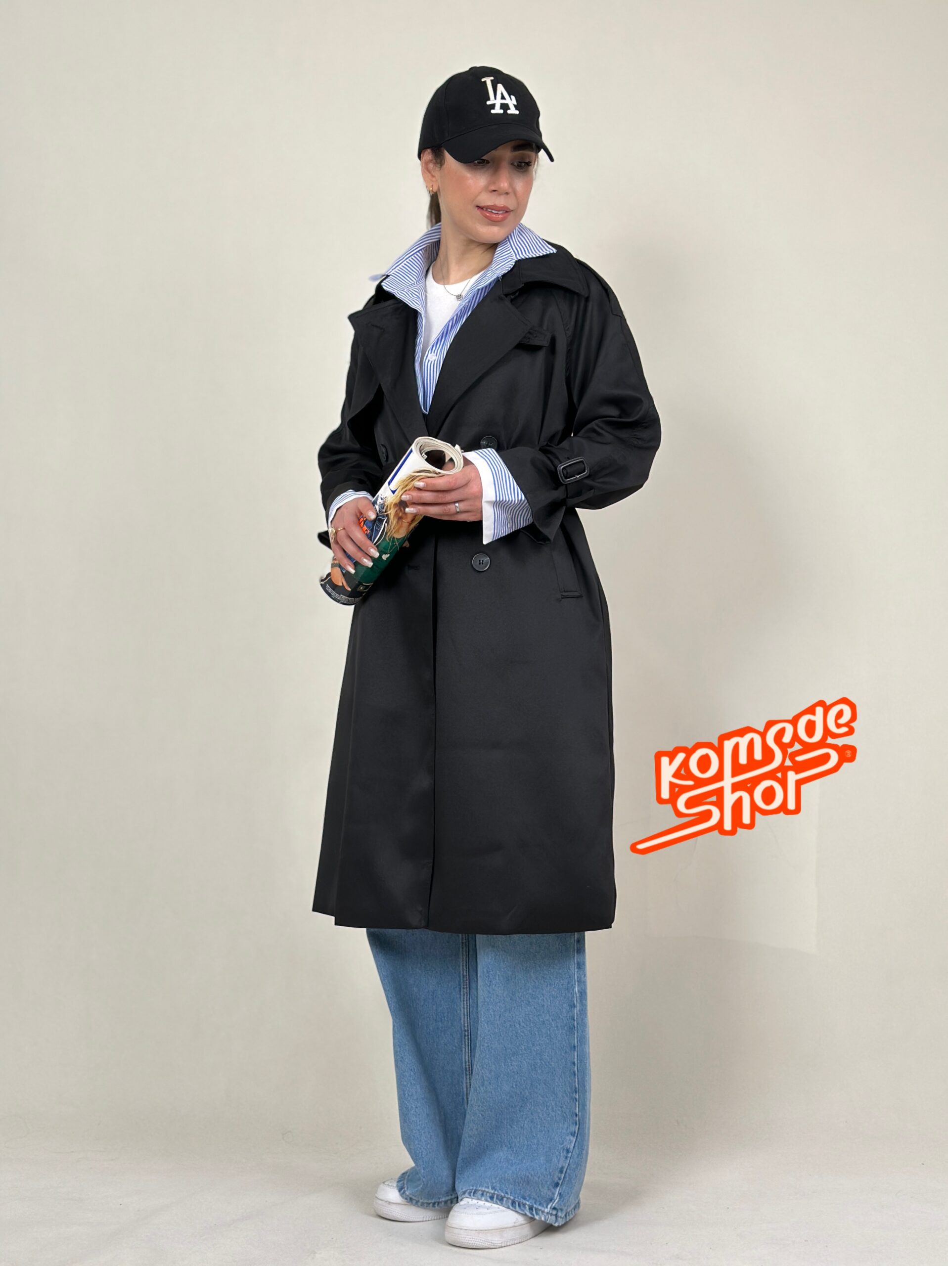 ترنچ کت بلند الگانس - Image 17