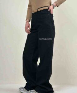 شلوار فلربگ زنانه جین مشکی