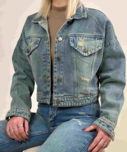 کت جین کراپ زنانه فشن