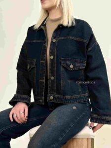 کت جین زنانه کوتاه لوییز