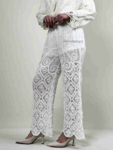 شلوار مکرومه