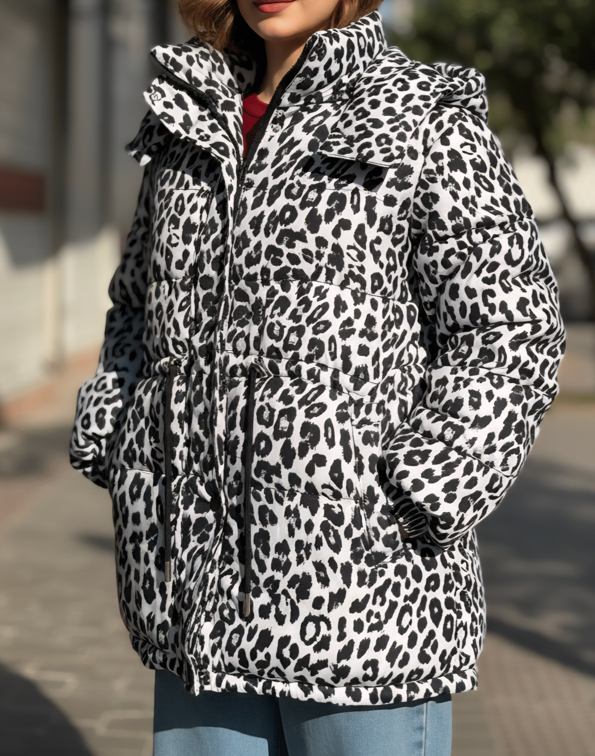 کاپشن پلنگی grace - Image 2