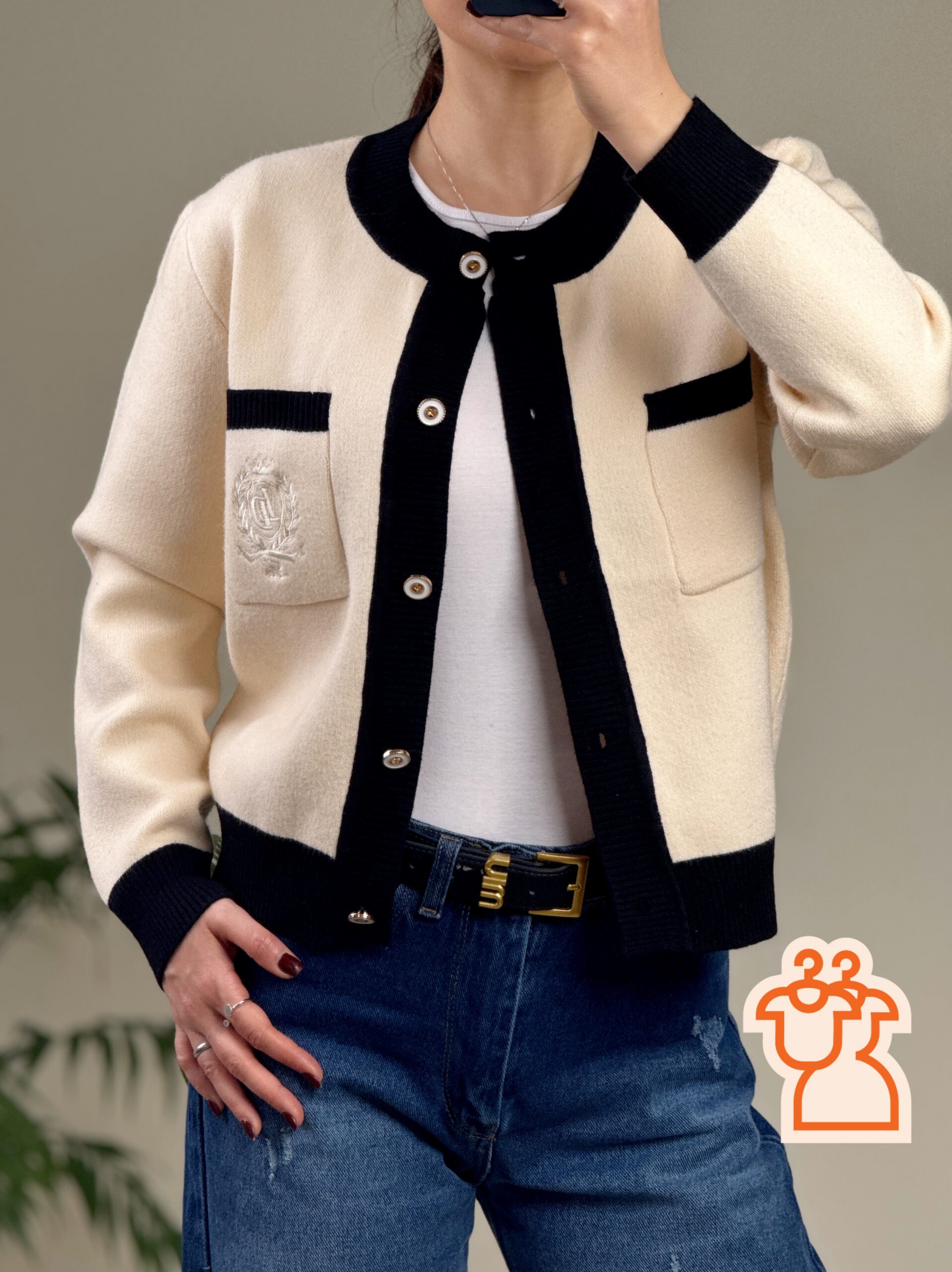 ژاکت دو جیب شانلین - Image 4