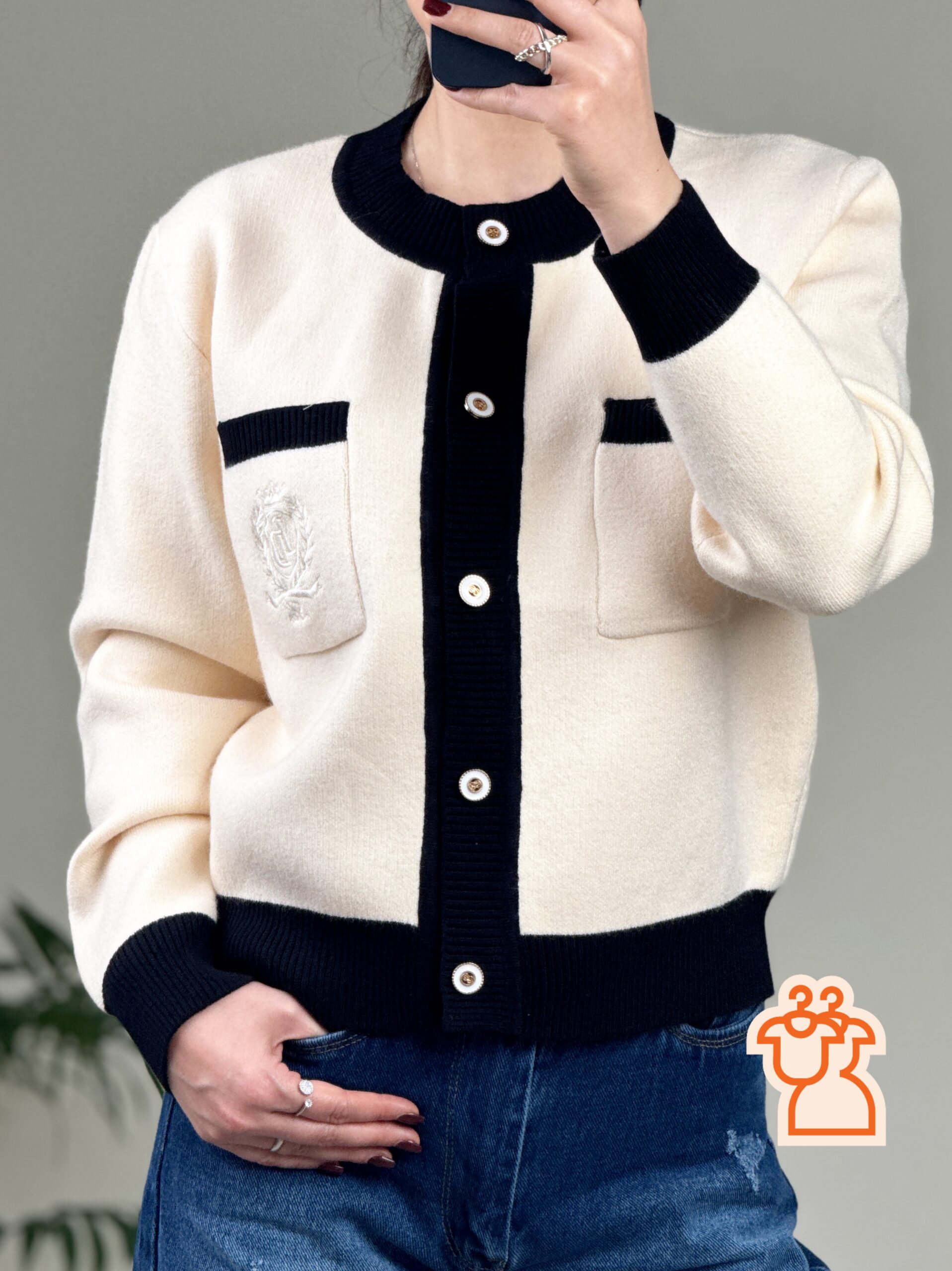 ژاکت دو جیب شانلین - Image 5