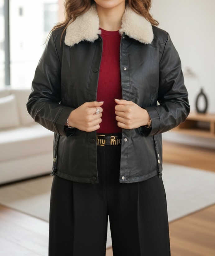 جکت چرم مارتینی - Image 6