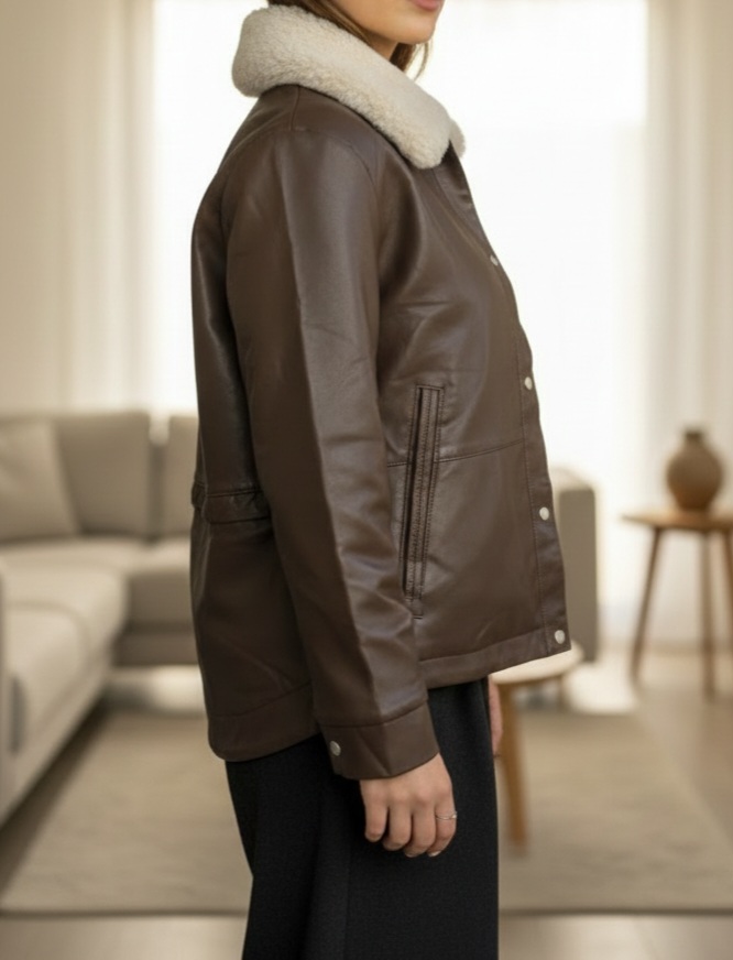 جکت چرم مارتینی - Image 5