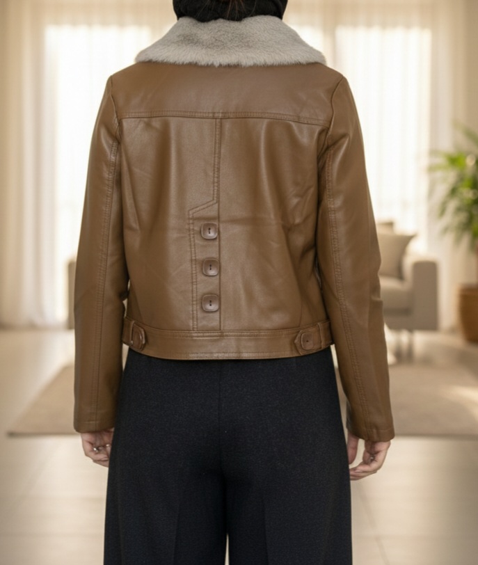 جکت چرم سوپرانو - Image 5