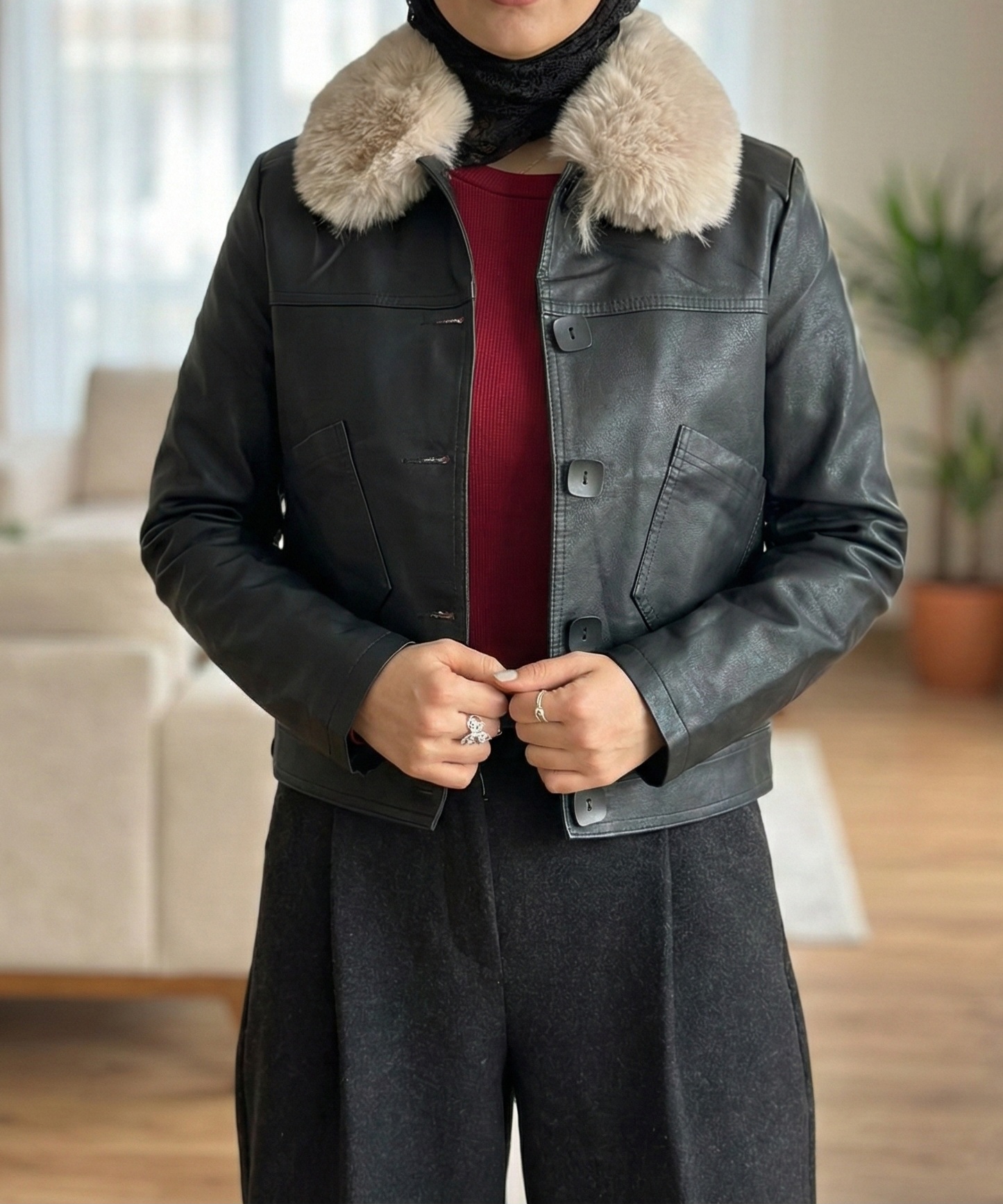 جکت چرم سوپرانو - Image 8