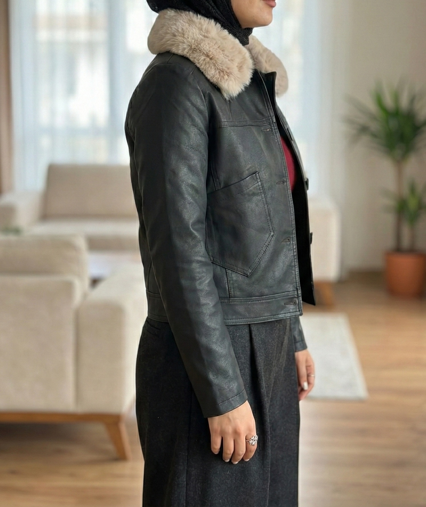 جکت چرم سوپرانو - Image 9