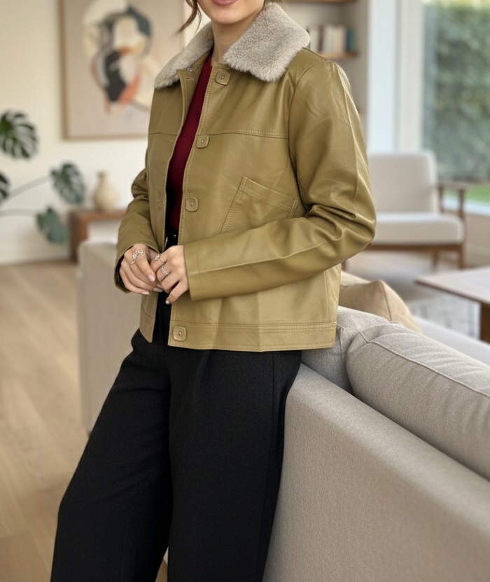 جکت چرم سوپرانو - Image 13