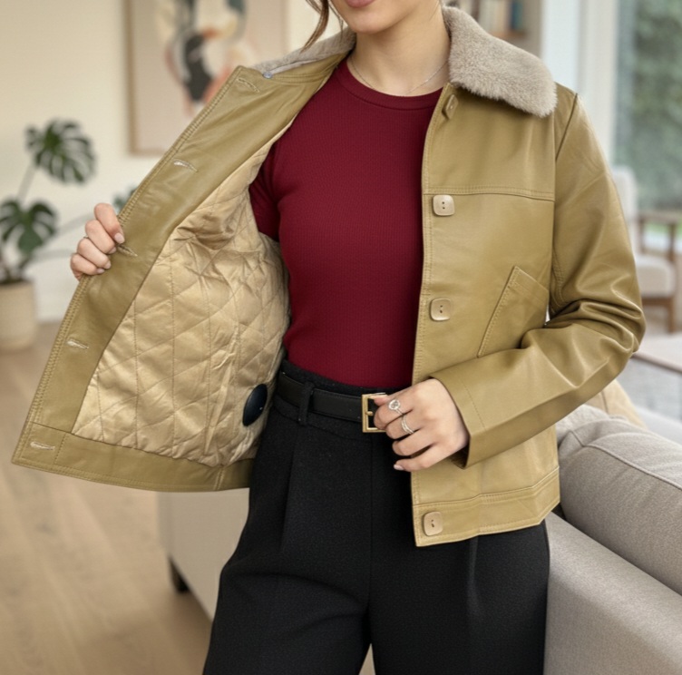 جکت چرم سوپرانو - Image 15