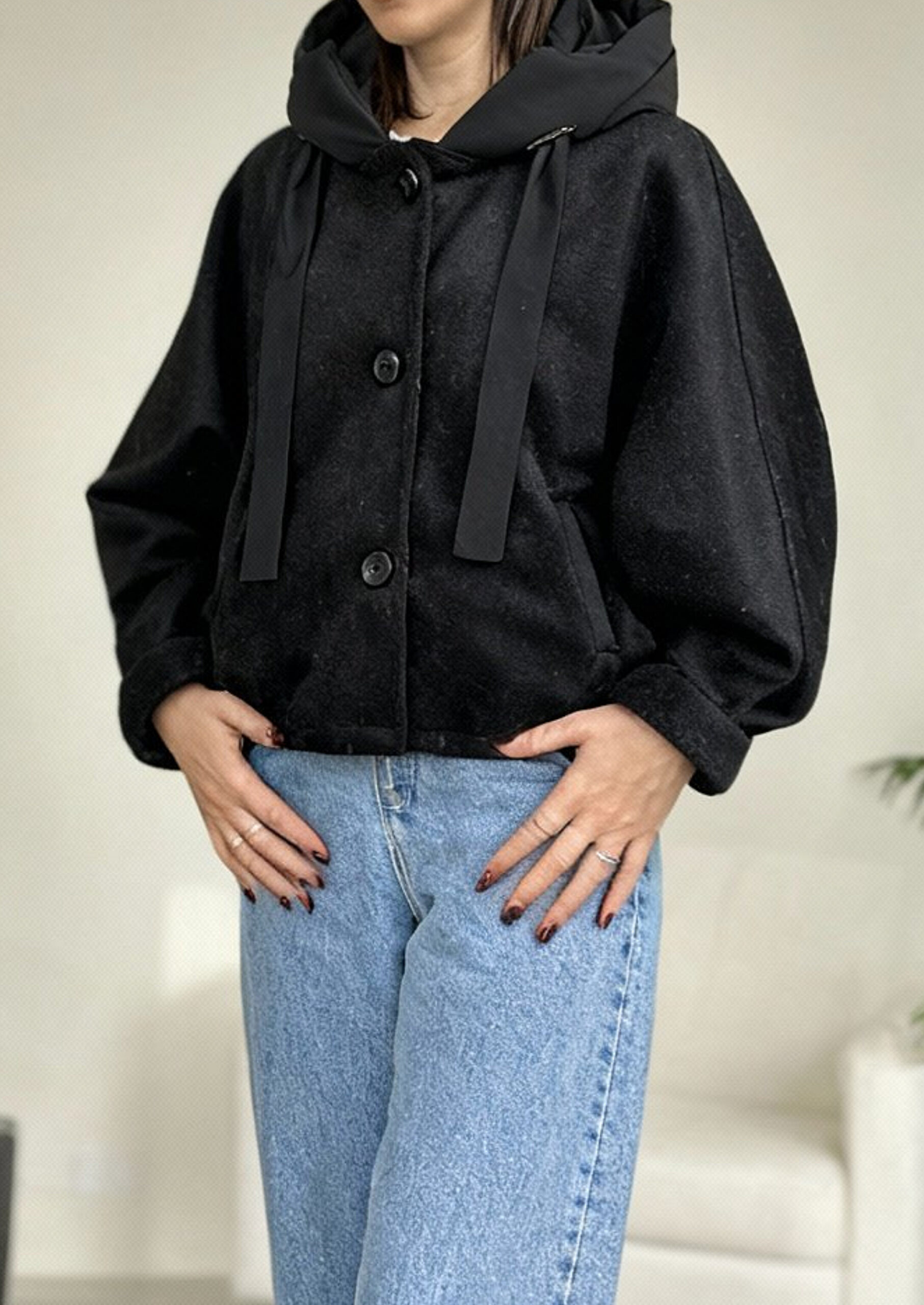 جکت فوتر کلاه دار - Image 5