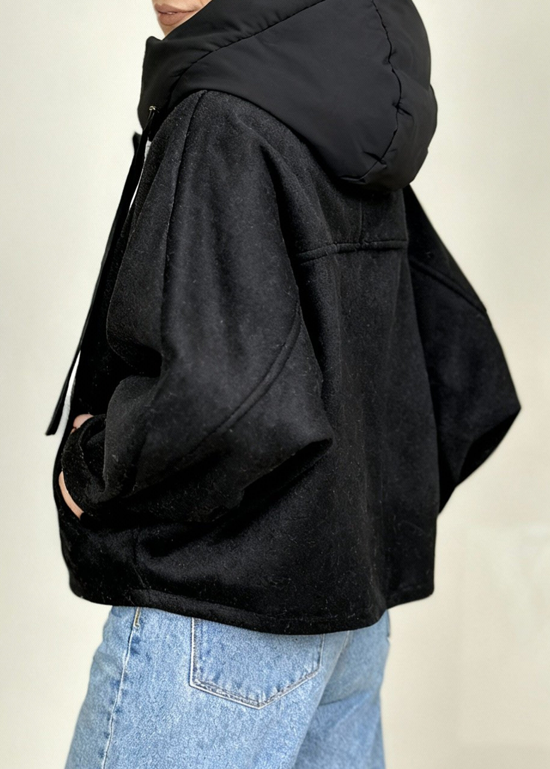 جکت فوتر کلاه دار - Image 7