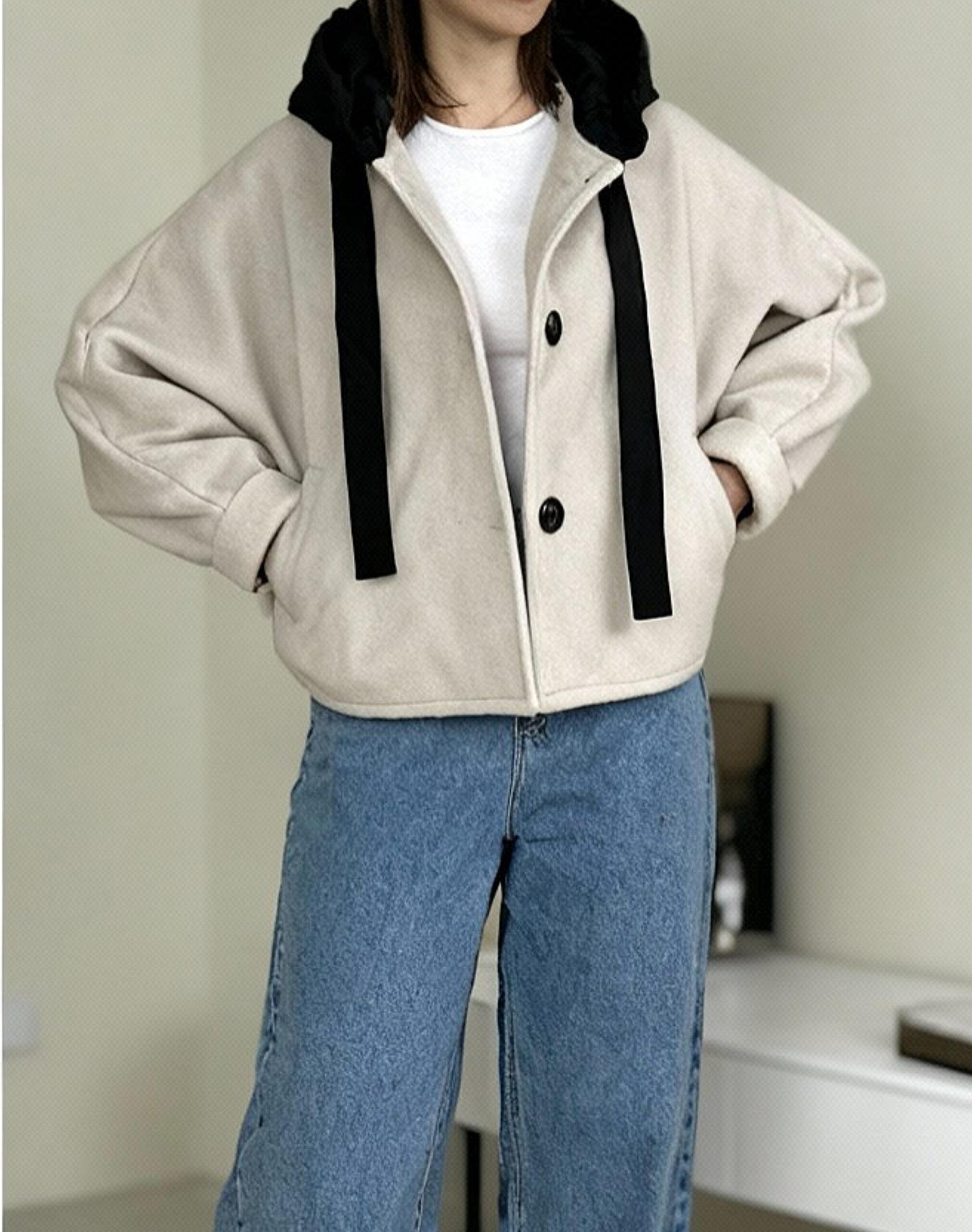 جکت فوتر کلاه دار