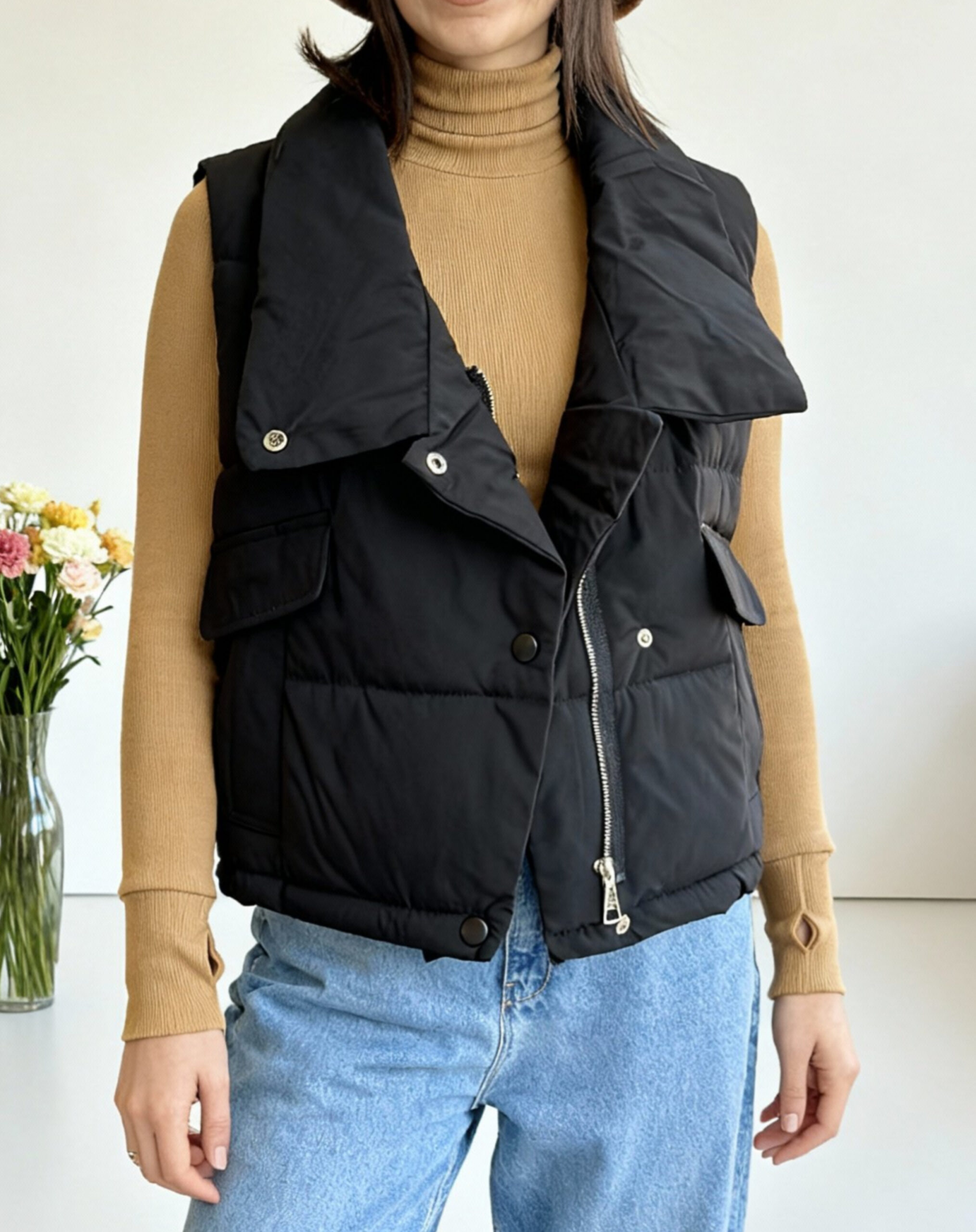 وست پافر یقه ایستاده شارلوت - Image 16