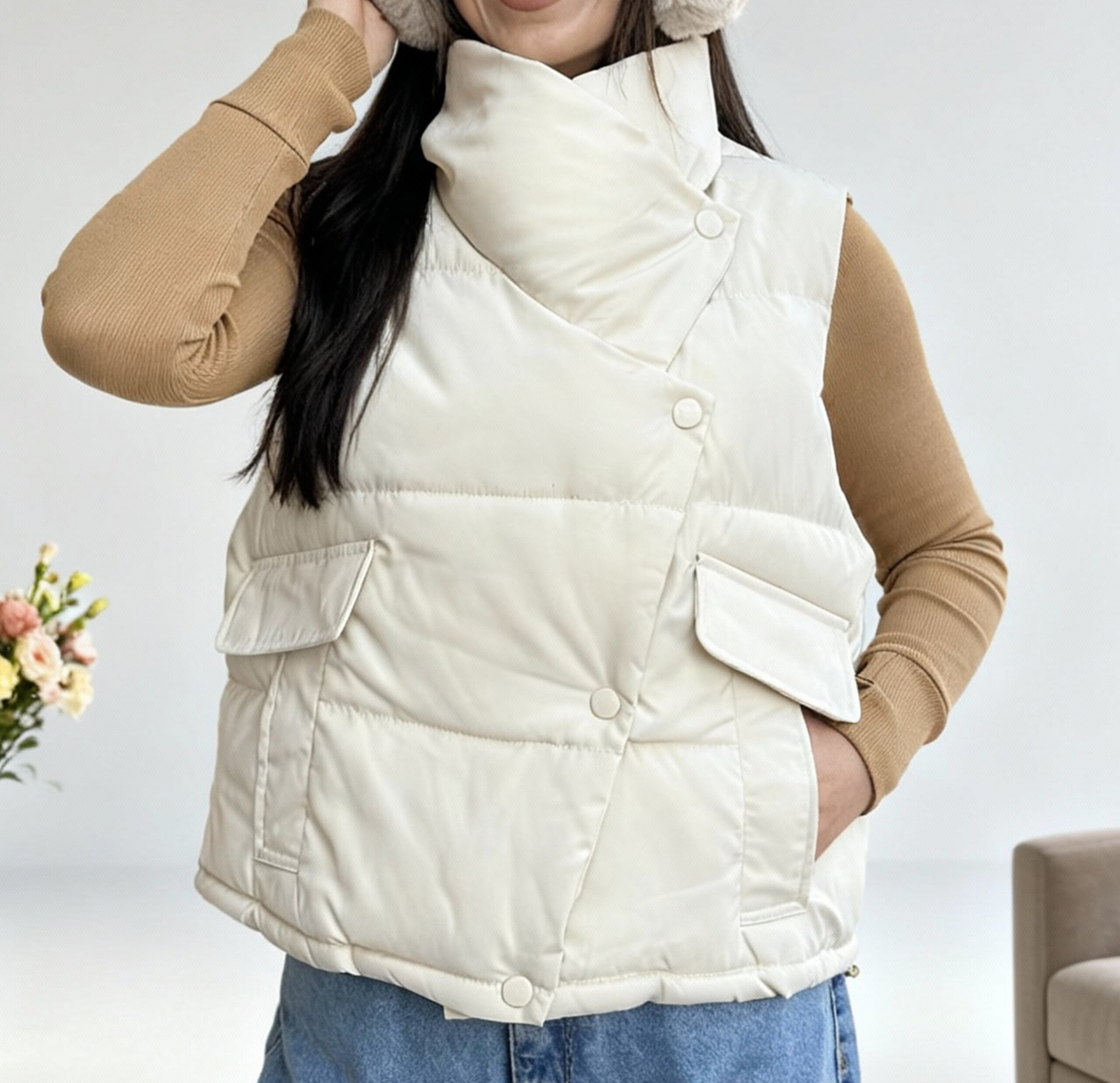 وست پافر یقه ایستاده شارلوت