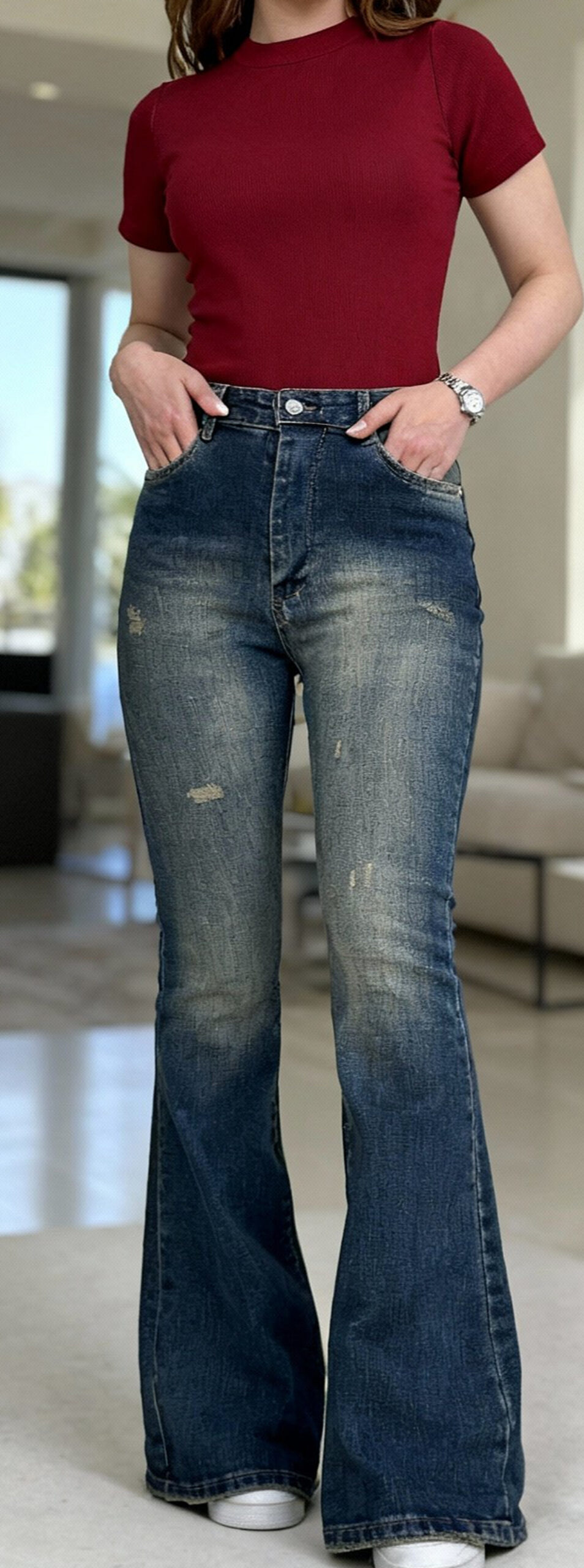 شلوار بوت کات کثیف شور رادو