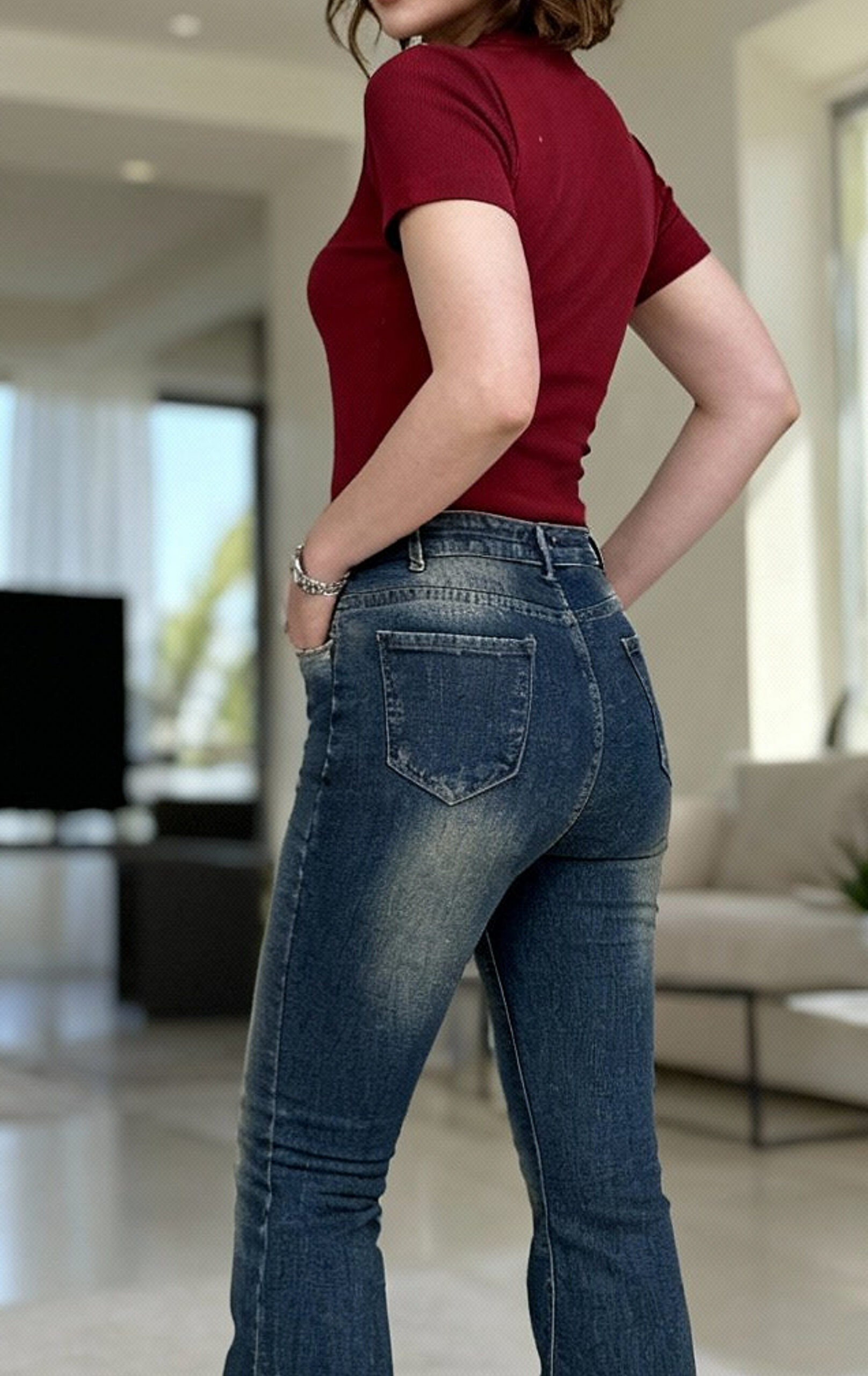 شلوار بوت کات کثیف شور رادو - Image 4