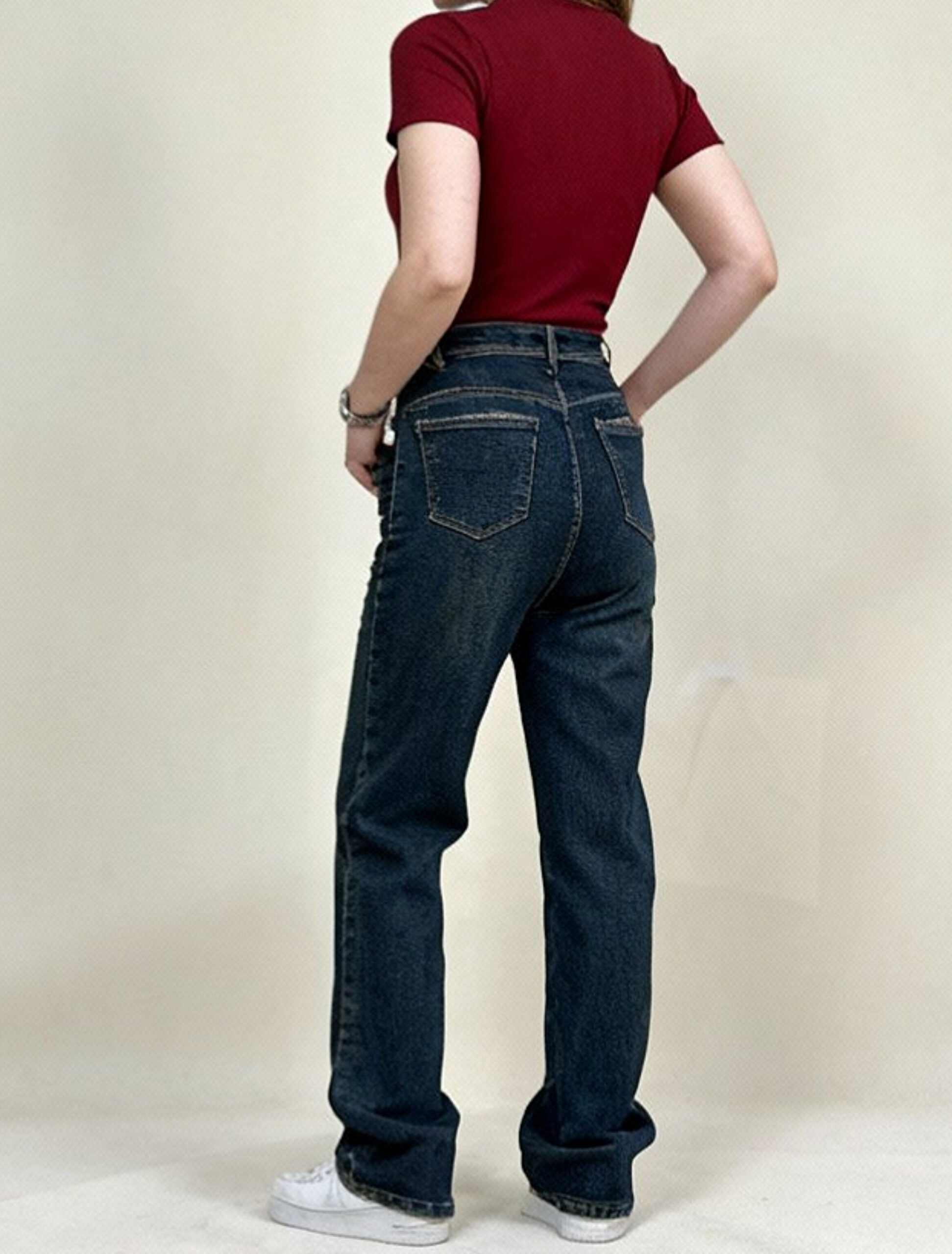 شلوار واید استریت کثیف شور - Image 3