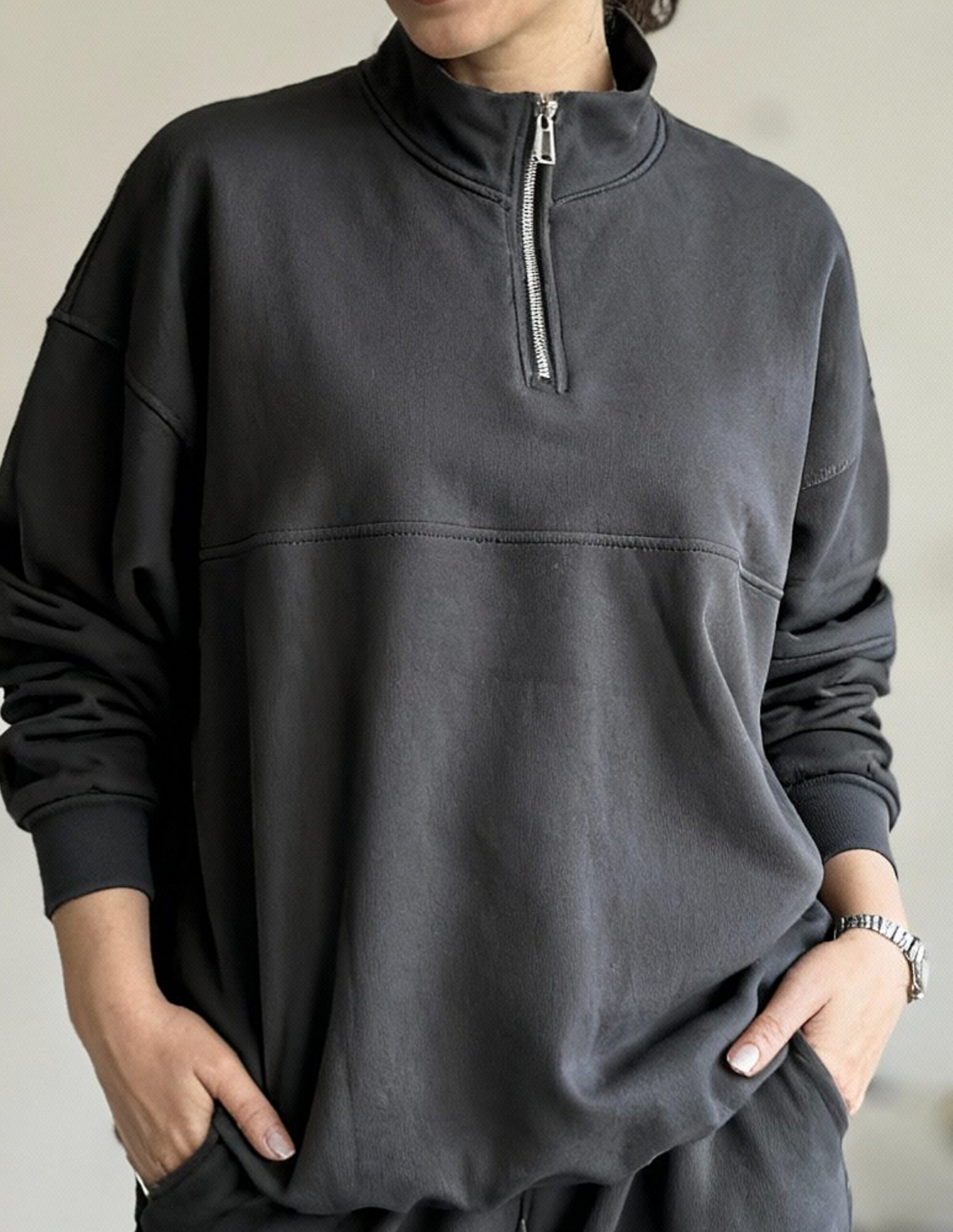 دورس و شلوار نیم زیپ سیمپل