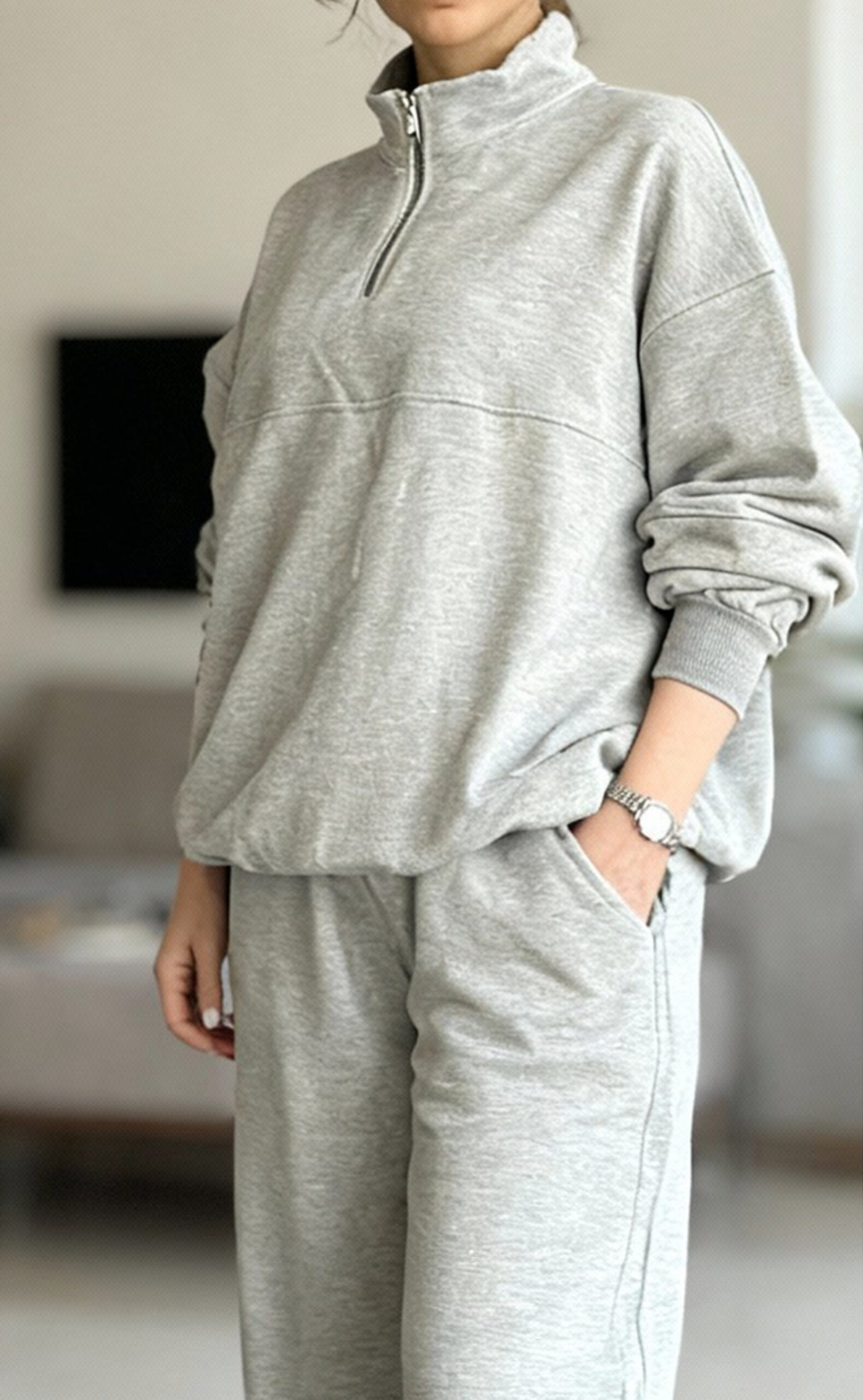 دورس و شلوار نیم زیپ سیمپل - Image 7