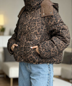 کاپشن پلنگی وارداتی یوگ