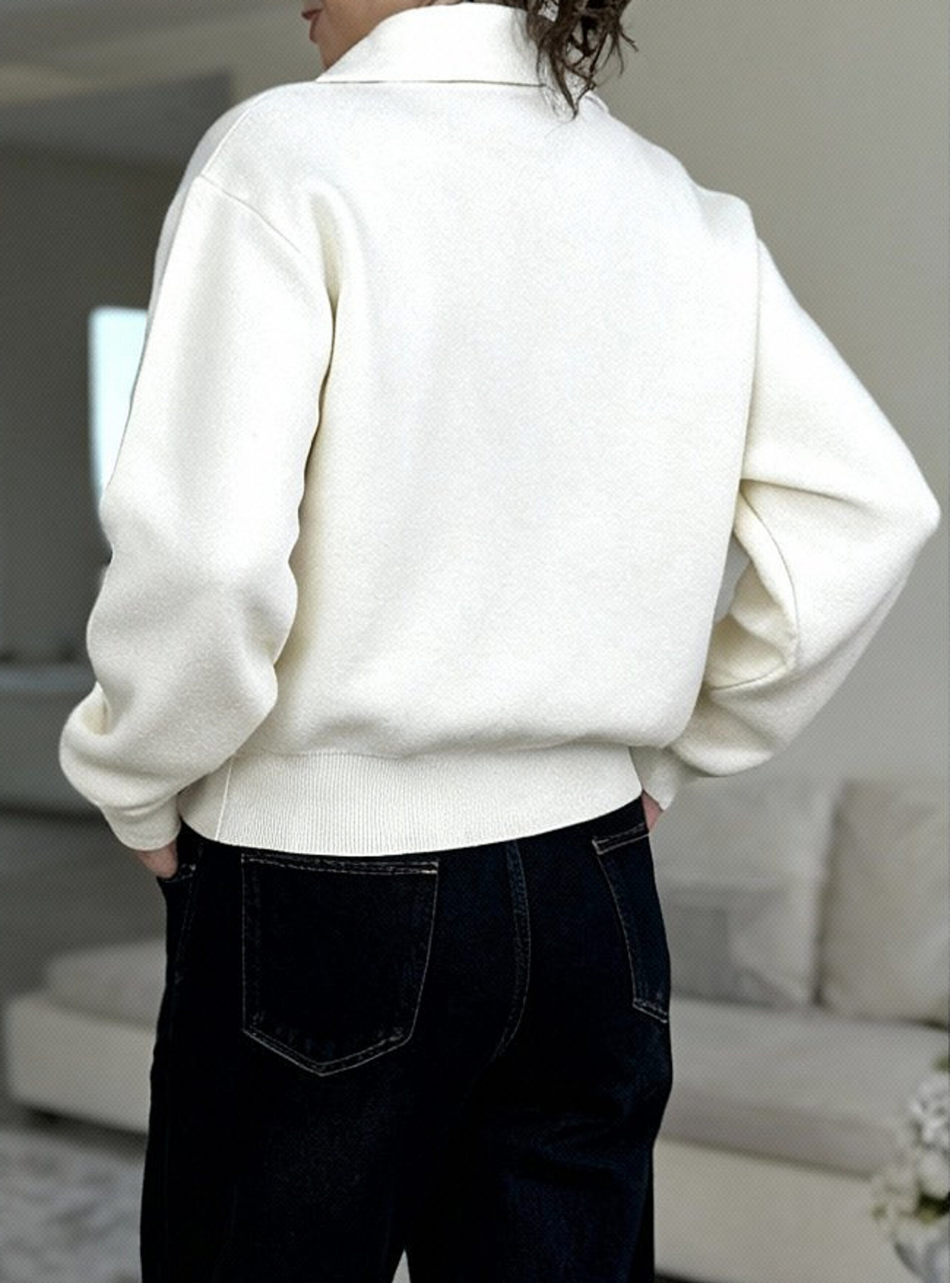 کاردیگن بافت جیب راه راه - Image 3