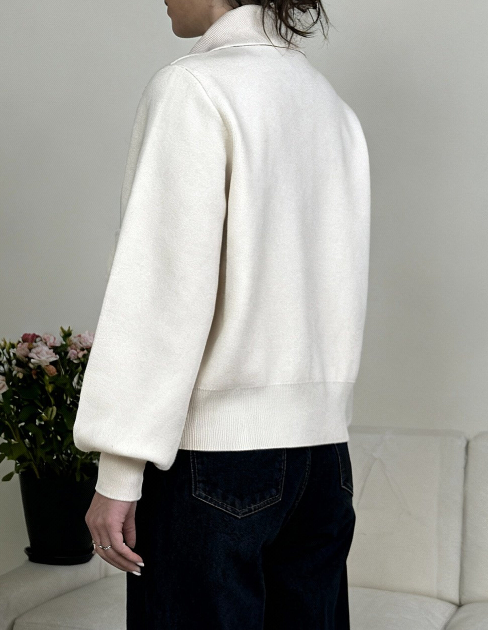 سویشرت بافت یقه مردونه - Image 3