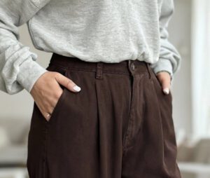 شلوار سیلک سایز بزرگ پرادا (چهار رنگ)