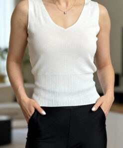 تاپ بافت کریستال یقه هفت