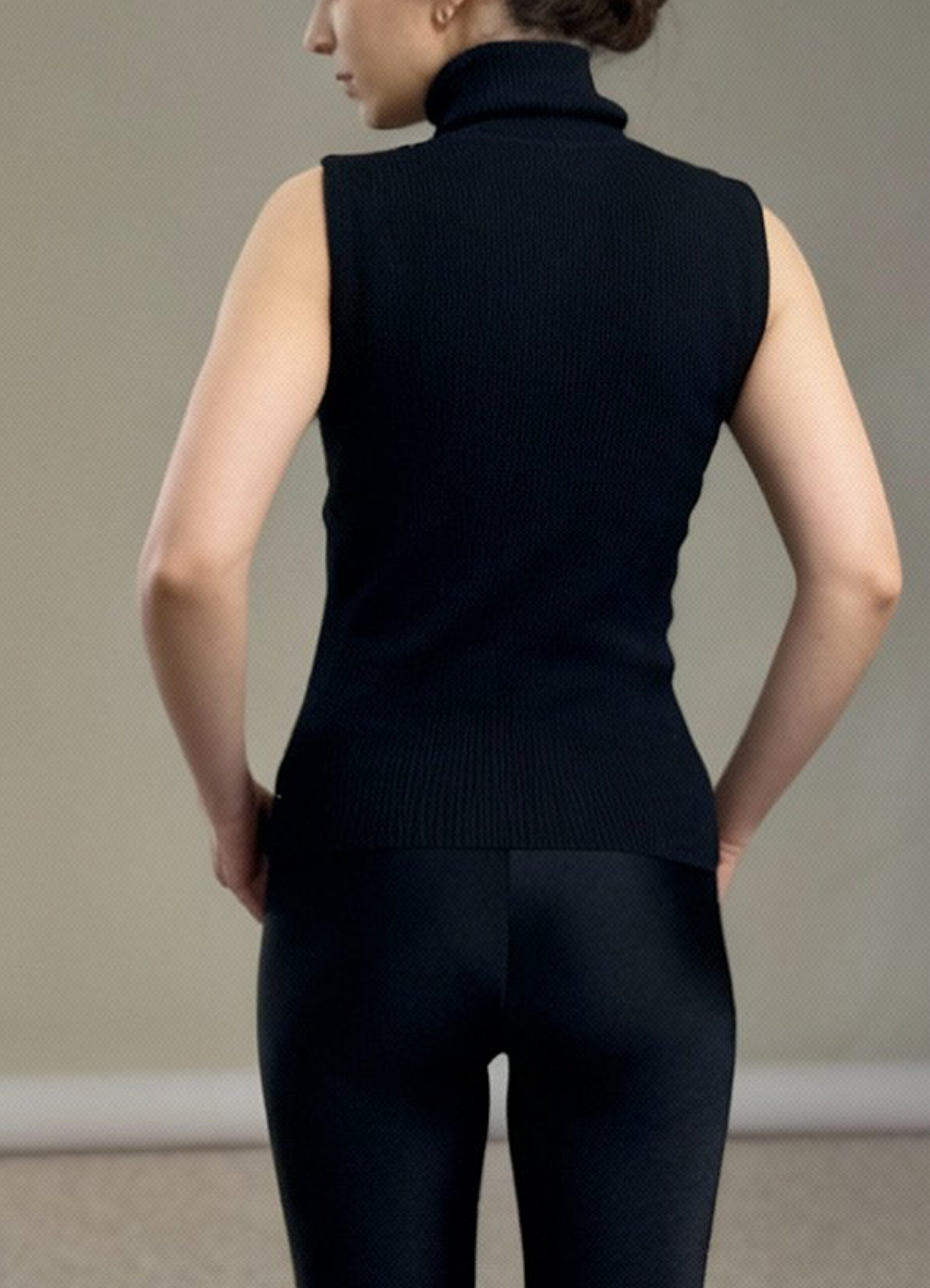 بافت گپ اصلی حلقه ای یقه اسکی - Image 4